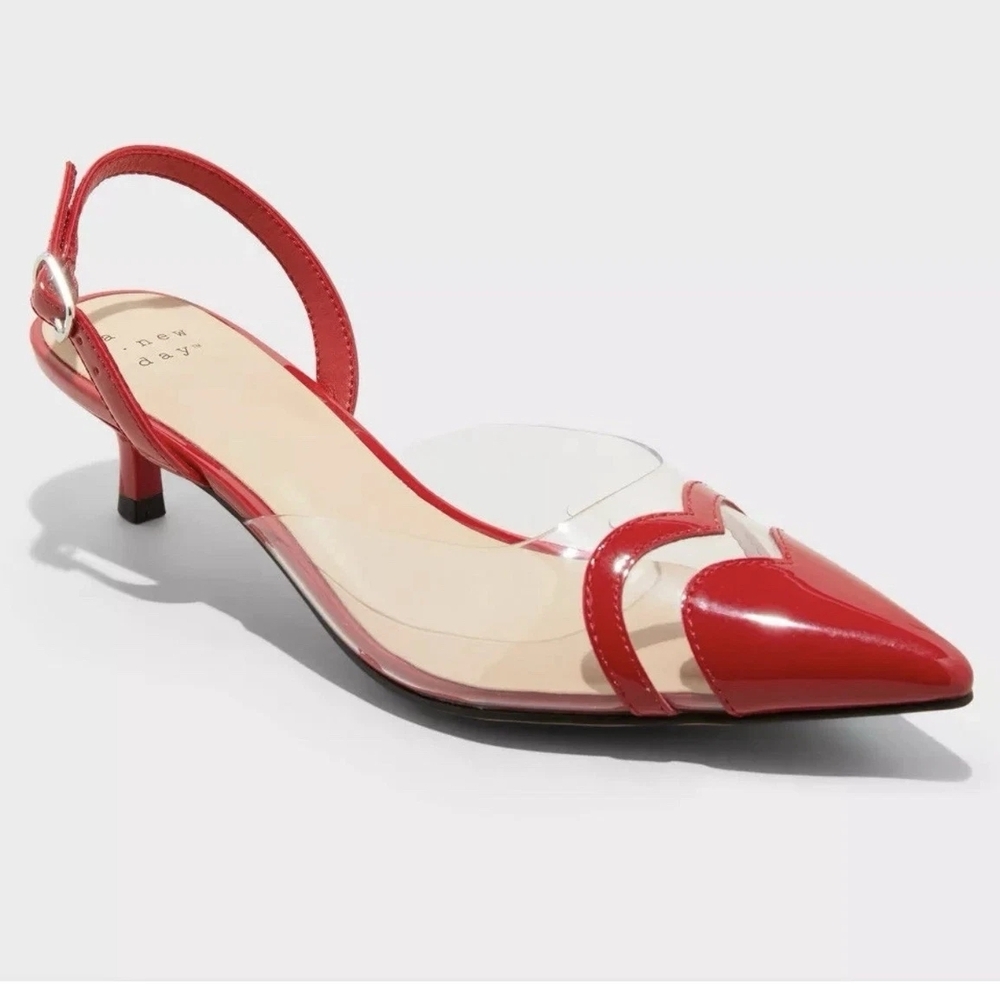 A New Day Eleanor Heart Kitten Heels